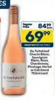 Pick n Pay Du toitskloof - chenin blanc, sauvignon blanc, rose, pinotage, merlot or cab blend offer