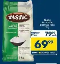 Pick n Pay Tastic - aromatic basmati white rice long grain offer