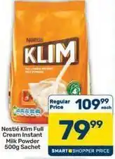 Pick n Pay Klim - full cream instant milk powder offer
