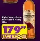 Shoprite Liquor Blended scotch whisky offer