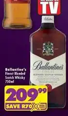 Shoprite Liquor Ballantine's - finest blended scotch whisky offer