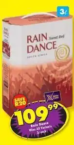Shoprite Liquor Rain dance wine offer