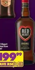 Shoprite Liquor Red heart - original rum offer