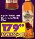 Shoprite Liquor Blended scotch whisky 750ml offer