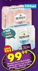 Shoprite Liquor Bernini - sparkling spritzer cans offer
