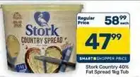 Pick n Pay Hypermarket Stork - country 40% fat spread 1kg tub offer