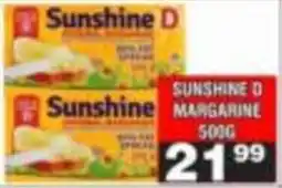 Advance Cash n Carry Sunshine D Margarine offer