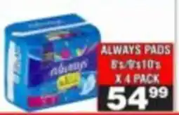 Advance Cash n Carry Always Pads offer