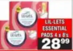 Advance Cash n Carry Lil-Lets Essential Pads offer
