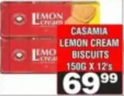 Advance Cash n Carry CASAMIA LEMON CREAM BISCUITS offer