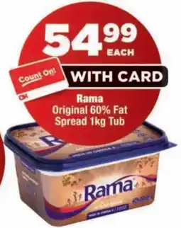 OK MiniMark Rama Original 60% Fat Spread offer