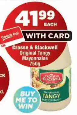 OK MiniMark Crosse & Blackwell Original Tangy Mayonnaise offer