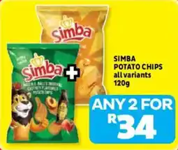 Usave Simba Potato Chips offer