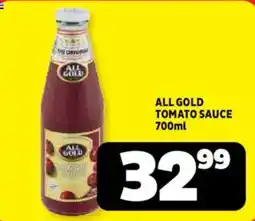 Usave All Gold Tomato Sauce offer