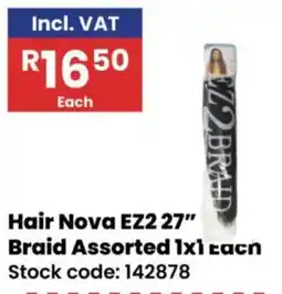 Africa Cash and Carry Hair Nova EZ2 27" Braid Assorted offer