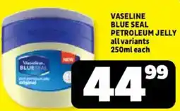 Usave Vaseline Blue Seal Petroleum Jelly offer