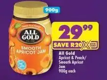 Shoprite All gold - smooth apricot jam offer