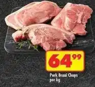 Shoprite Pork braai chops offer