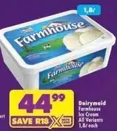 Shoprite Farmhouse - ice cream offer