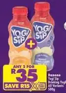 Shoprite Danone - yogi sip drinking yogh offer