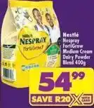 Shoprite Nestlé - fortigrow medium cream dairy powder blend offer