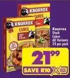 Shoprite Knorrox - stock cubes offer
