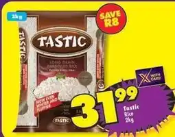 Shoprite Tastic - long grain parboiled rice offer