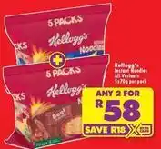 Shoprite Kellogg's - instant noodles offer