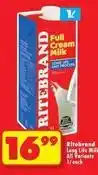 Shoprite Ritebrand - full cream milk offer