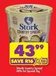 Shoprite Stork - country spread 40% fat spread offer