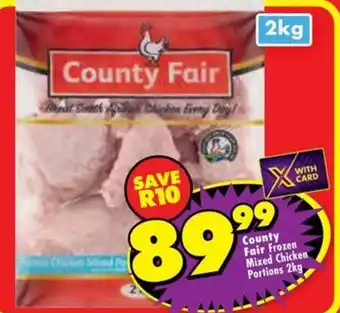 County Fair Frozen Mixed Chicken Portions