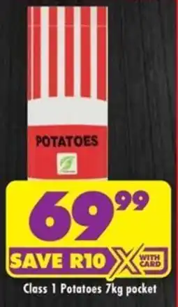 Shoprite Potatoes offer