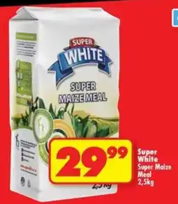 Shoprite Super White Super Maize Meal offer