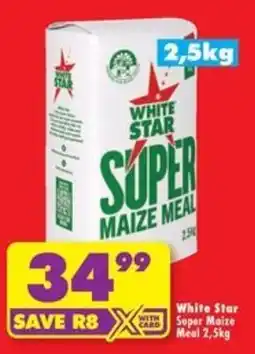 Shoprite White Star Super Maize Meal offer