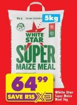 Shoprite White Star Super Maize Meal offer