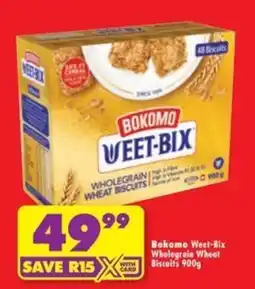 Shoprite Bokomo Weet-Bix Wholegrain Wheat Biscuits offer