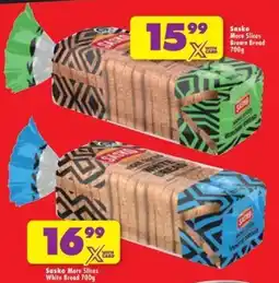Shoprite Sasko More Slices Brown Bread offer