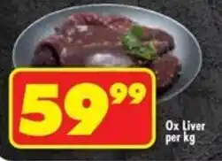 Shoprite Ox Liver offer
