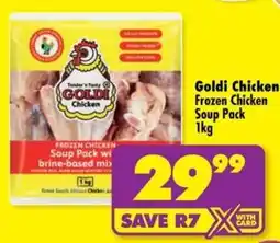Shoprite Goldi Chicken Frozen Chicken Soup Pack offer