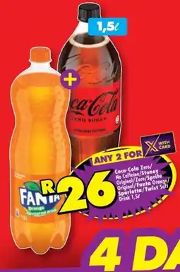 Shoprite Coca-Cola Zero Sugar + Fanta Orange offer