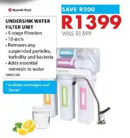 Chamberlain Bennett Road Undersink Water Filter Unit offer
