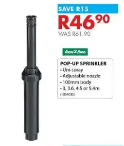 Chamberlain Rain Bird Pop-Up Sprinkler offer