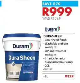 Chamberlain Duram DuraSheen offer