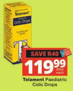 Checkers Telament Paediatric Colic Drops offer