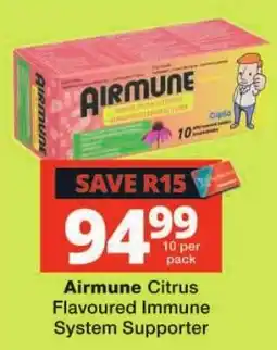 Checkers Airmune Citrus Flavoured Immune System Supporter offer