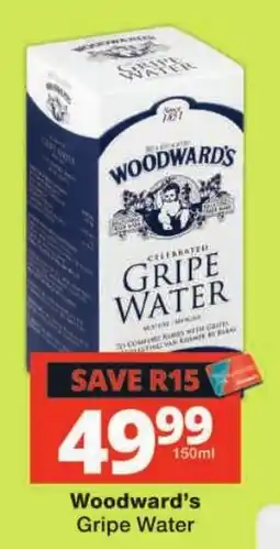 Checkers Woodward's Gripe Water offer