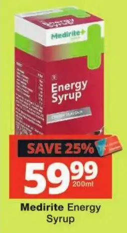 Checkers Medirite Energy Syrup offer