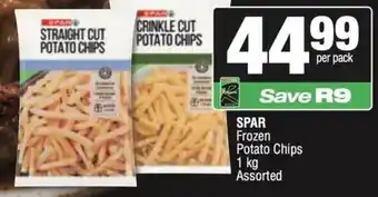 SPAR Frozen Potato Chips Assorted