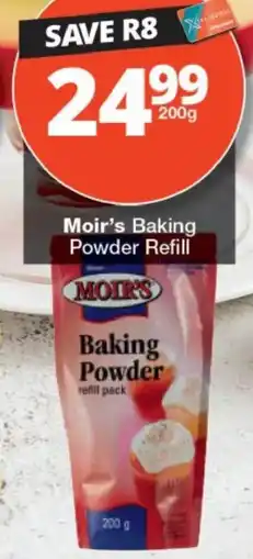 Checkers Moir's Baking Powder Refill offer