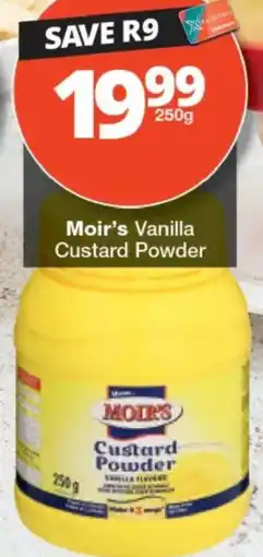 Checkers Moir's Vanilla Custard Powder offer